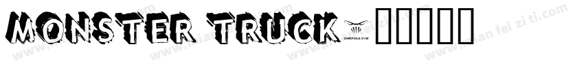 MONSTER TRUCK字体转换